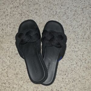 Rothy's, Size 9, Black, (Worn 1x), Braided Slippers